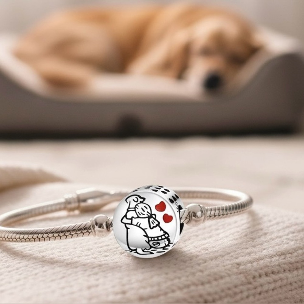 Charm for Bracelet Sterling Silver 925 best friend